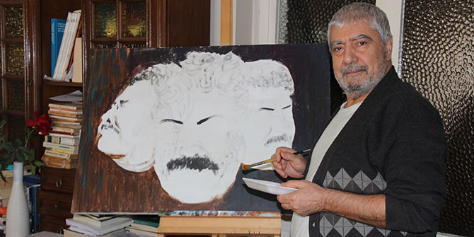 Ahmet Kaya'nın yarım kalan resmi