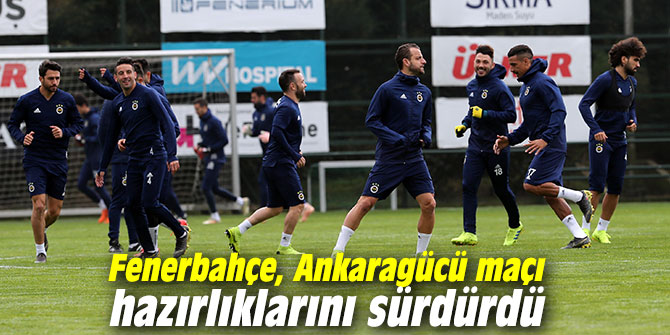 Fenerbahçe, Ankaragücü maçı hazırlıklarını sürdürdü