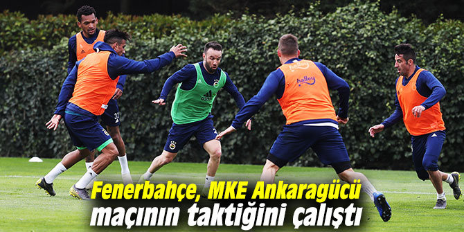 Fenerbahçe, MKE Ankaragücü maçının taktiğini çalıştı