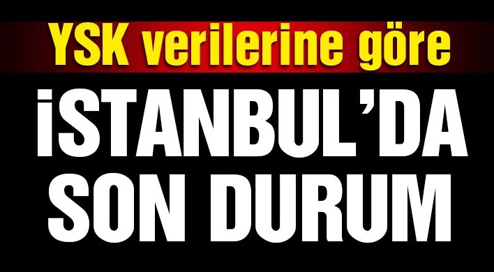 İstanbul’da seçim sonuçlarında son durum!