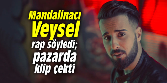 Mandalinacı Veysel rap söyledi; pazarda klip çekti