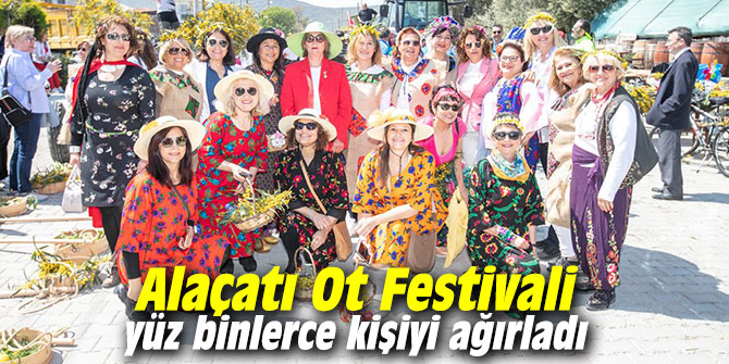 Alaçatı Ot Festivali yüz binlerce kişiyi ağırladı