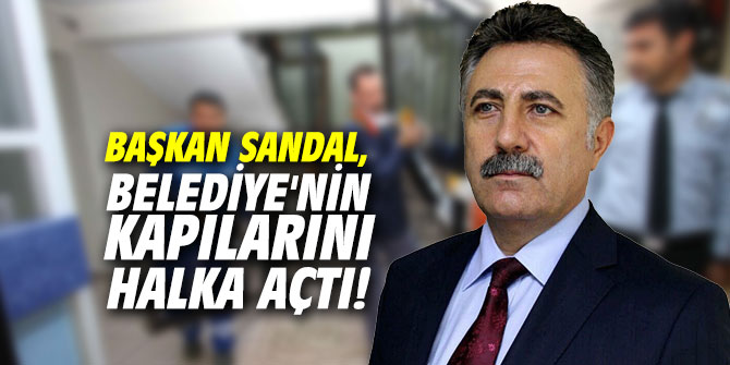 Başkan Sandal, talimatı verdi kapılar kaldırıldı!