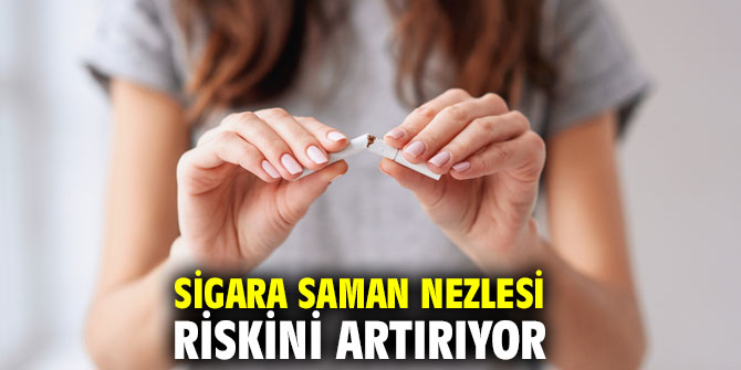 Sigara saman nezlesi riskini artırıyor