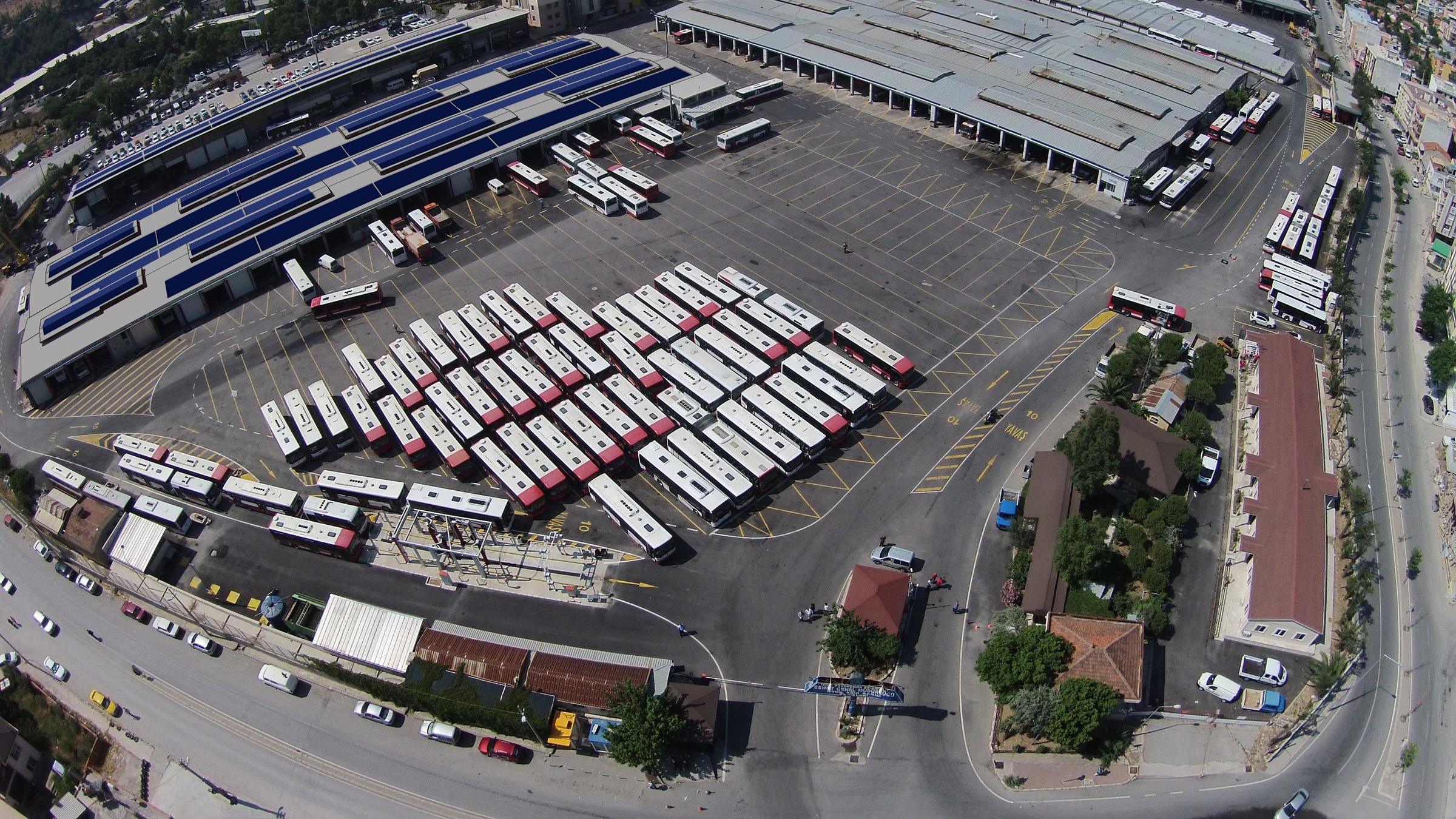 Güneş panelli otobüs durakları geliyor