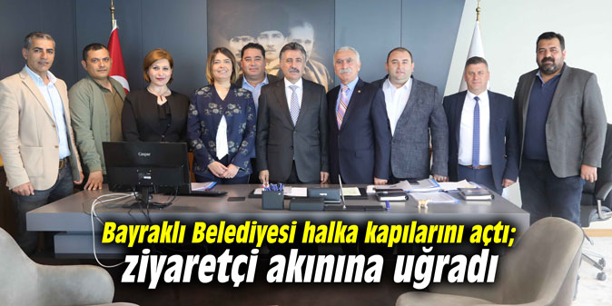 Bayraklı Belediyesi halka kapılarını açtı; ziyaretçi akınına uğradı