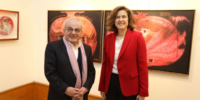 Muzaffer Akyol, İzmirli sanatseverlerle buluştu