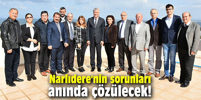 Narlıdere'nin sorunları anında çözülecek!