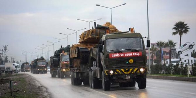 Suriye sınırına askeri sevkiyat sürüyor!