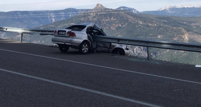 Karaman'da akılalmaz kaza!