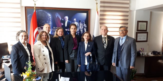 TEMAD'dan Foça İlçe Emniyet Müdürüne kutlama ziyareti