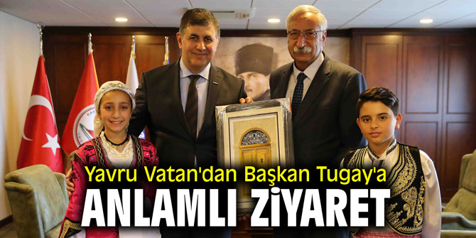 Yavru Vatan'dan Başkan Tugay'a anlamlı ziyaret