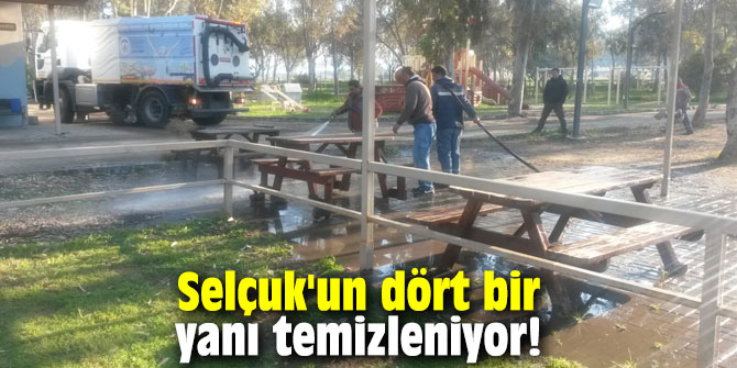 Selçuk'un dört bir yanı temizleniyor!