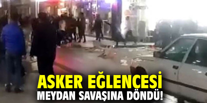 Asker eğlencesi meydan savaşına döndü!