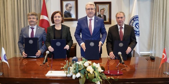 Ege Üniversiteli ile KKTC arasında işbirliği protokolü imzalandı