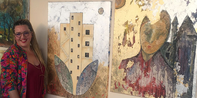 Ressam Fatma Elvin Öztürk, üniversitede tez konusu oldu