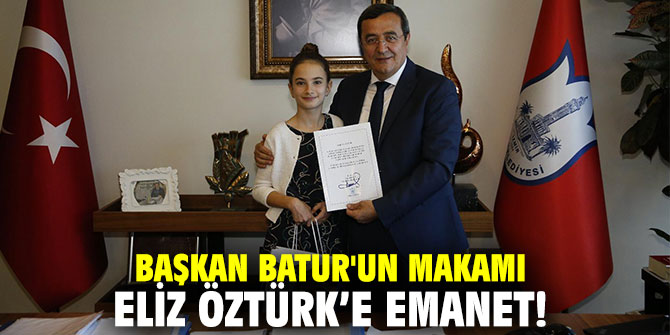 Başkan Batur'un makamı Eliz Öztürk’e emanet!