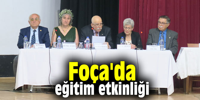Foça'da eğitim etkinliği