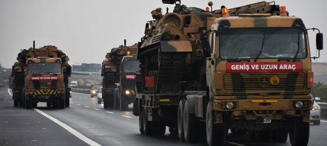 Sınıra askeri sevkiyat devam ediyor!