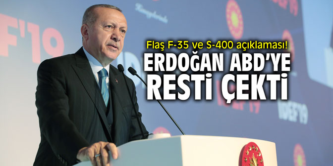 Erdoğan ABD'ye resti çekti