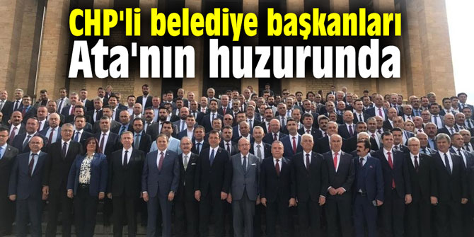 CHP'li belediye başkanları Ata'nın huzurunda