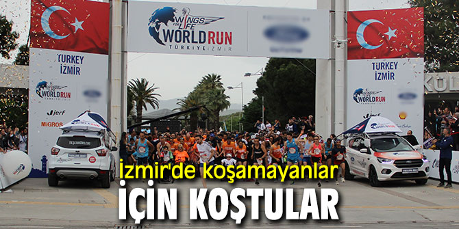 İzmir'de koşamayanlar için koştular