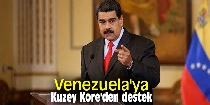 Venezuela'ya Kuzey Kore'den destek