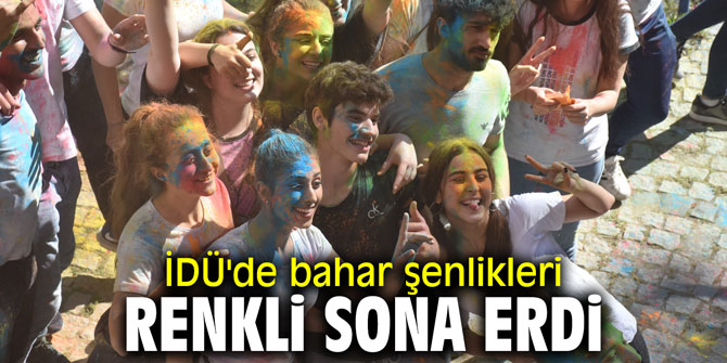 İDÜ'de bahar şenlikleri renkli sona erdi