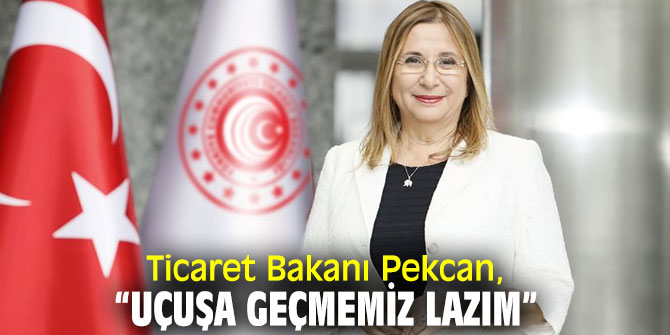 Ticaret Bakanı Pekcan, “Uçuşa geçmemiz lazım”