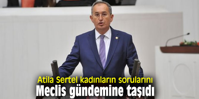 Atila Sertel kadınların sorularını Meclis gündemine taşıdı