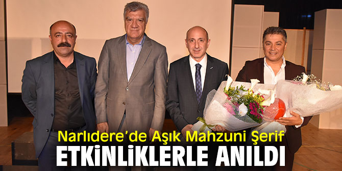 Narlıdere’de Aşık Mahzuni Şerif etkinliklerle anıldı