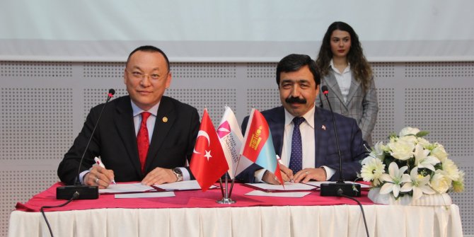 İKÇÜ, Moğolistan Devlet Üniversitesi heyetini ağırladı