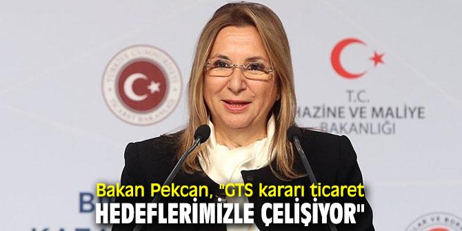 Bakan Pekcan, "GTS kararı ticaret hedeflerimizle çelişiyor"
