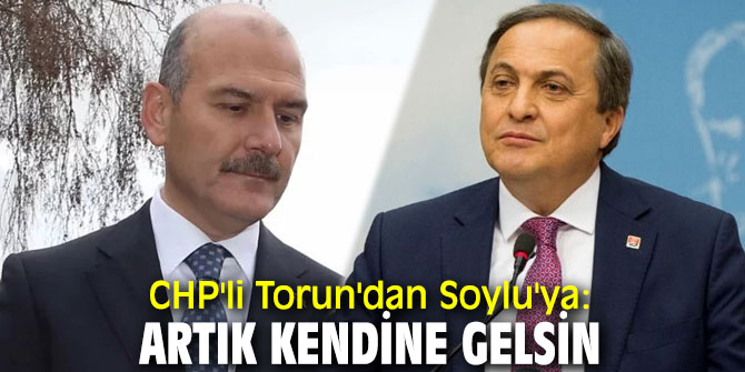 CHP'li Torun'dan Soylu'ya: Artık kendine gelsin
