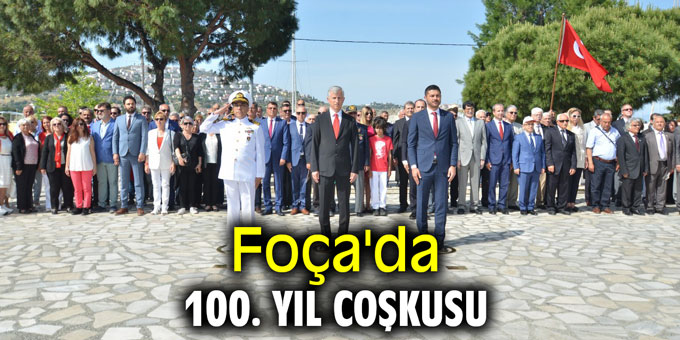 Foça'da 100. yıl coşkusu