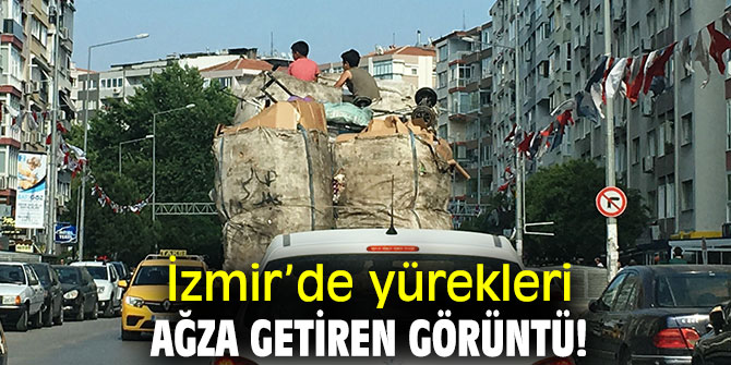 İzmir’de yürekleri ağza getiren görüntü!