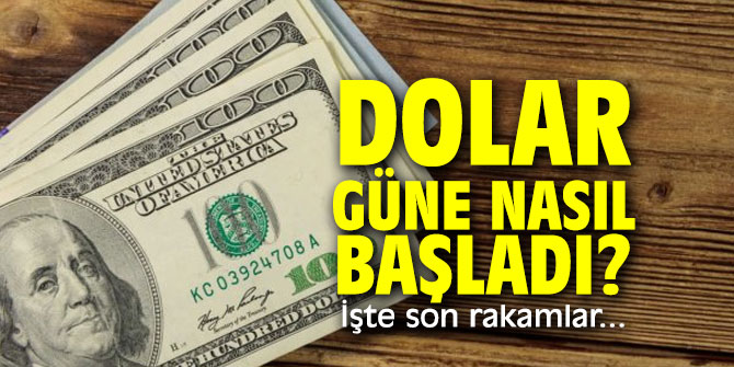 Dolar güne nasıl başladı? İşte son rakamlar...