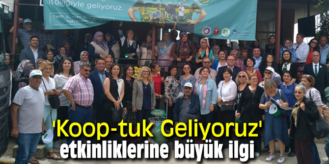 'Koop-tuk Geliyoruz' etkinliklerine büyük ilgi 
