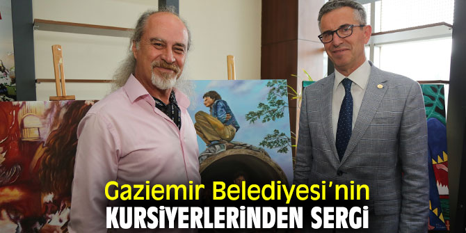 Gaziemir Belediyesi’nin kursiyerlerinden sergi
