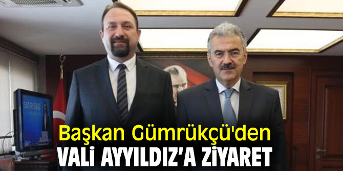 Başkan Gümrükçü'den Vali Ayyıldız’a ziyaret