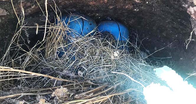 Suriye sınırında 70 kilo patlayıcı ele geçirildi