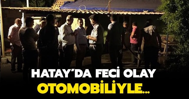 Fren yerine gaza basınca kızını ezdi