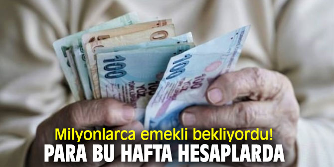 Milyonlarca emekli bekliyordu! Para bu hafta hesaplarda