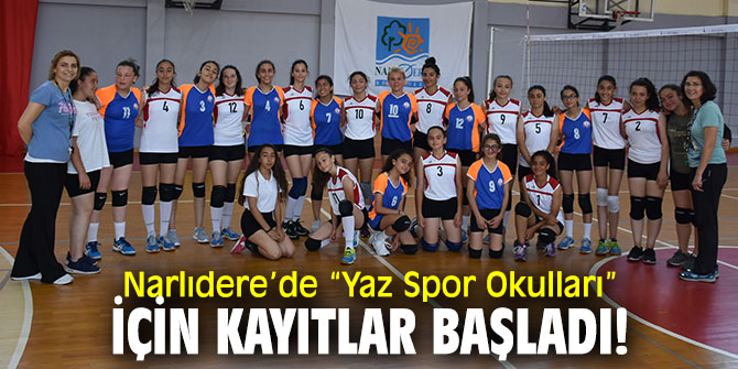 Narlıdere’de “Yaz Spor Okulları” için kayıtlar başladı!