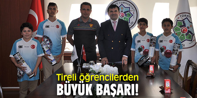 Tireli öğrencilerden büyük başarı!