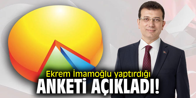 İmamoğlu yaptırdığı anketi açıkladı