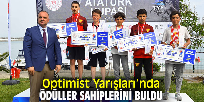 Optimist Yarışları’nda ödüller sahiplerini buldu