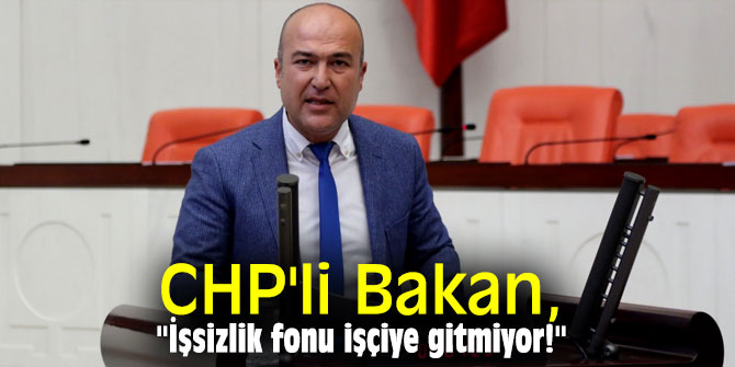 CHP'li Bakan, "İşsizlik fonu işçiye gitmiyor!"