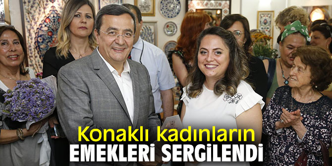 Konaklı kadınlar sergi açtı!