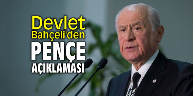 Devlet Bahçeli'den 'Pençe' açıklaması